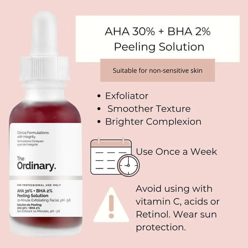The Ordinary AHA 30% BHA 2% Peeling Serum 30ml
