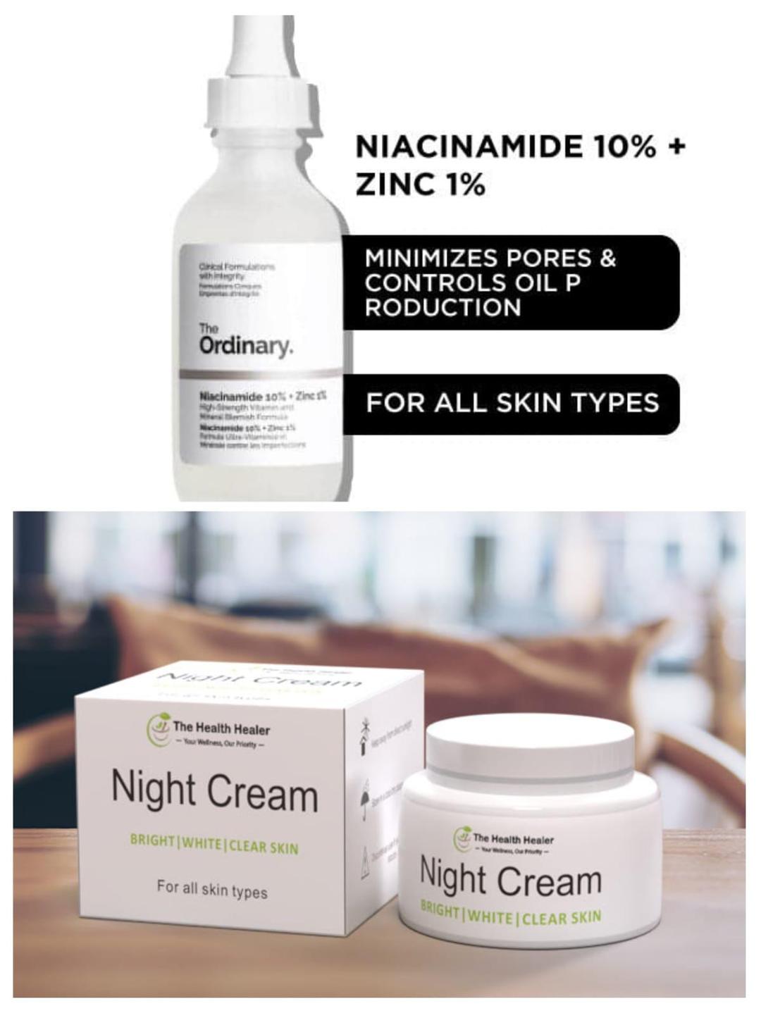 Your Ultimate Duo | The Ordinary Niacinamide Serum & Health Healer Night Cream