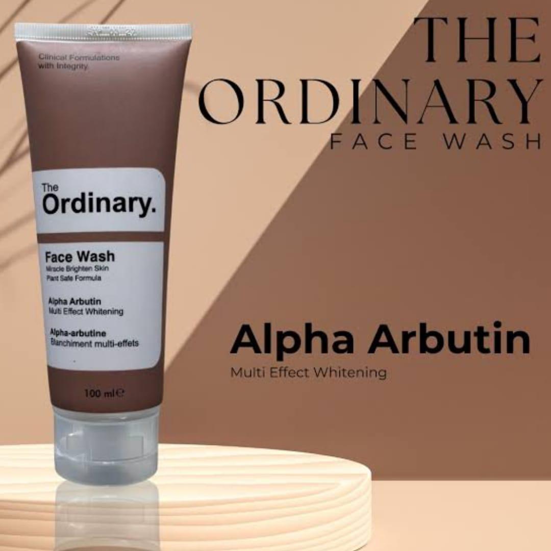 The Ordinary Alpha Arbutin Face Wash – Brightening & Dark Spot Care