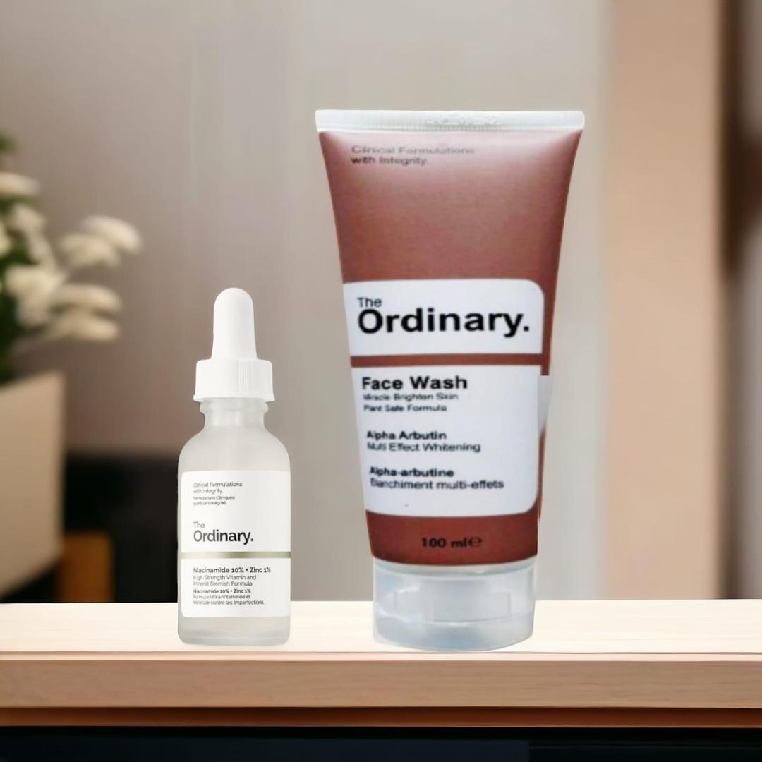 Niacinamide Serum + Alpha Arbutin Face Wash 2 in 1 Combo