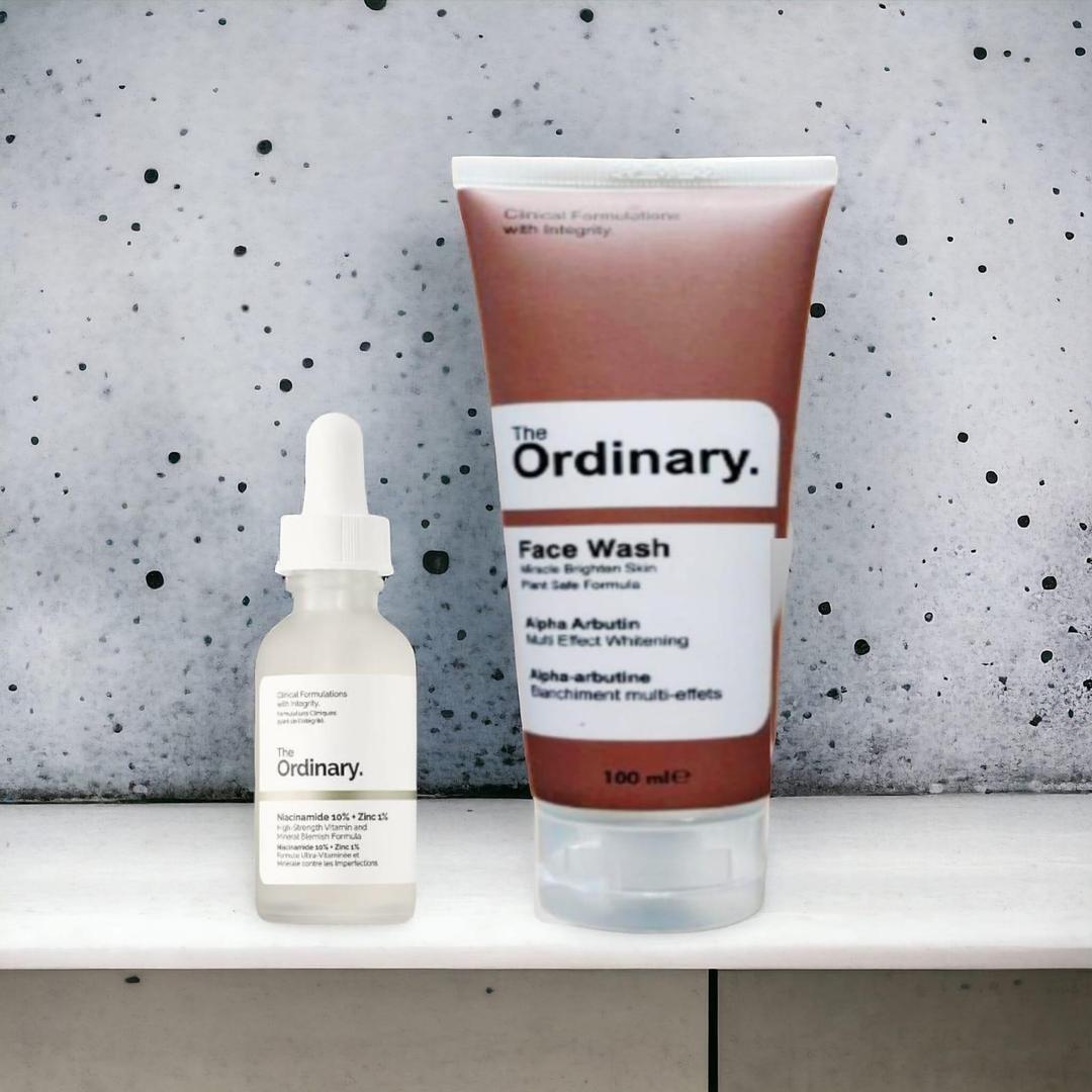 Niacinamide Serum + Alpha Arbutin Face Wash 2 in 1 Combo