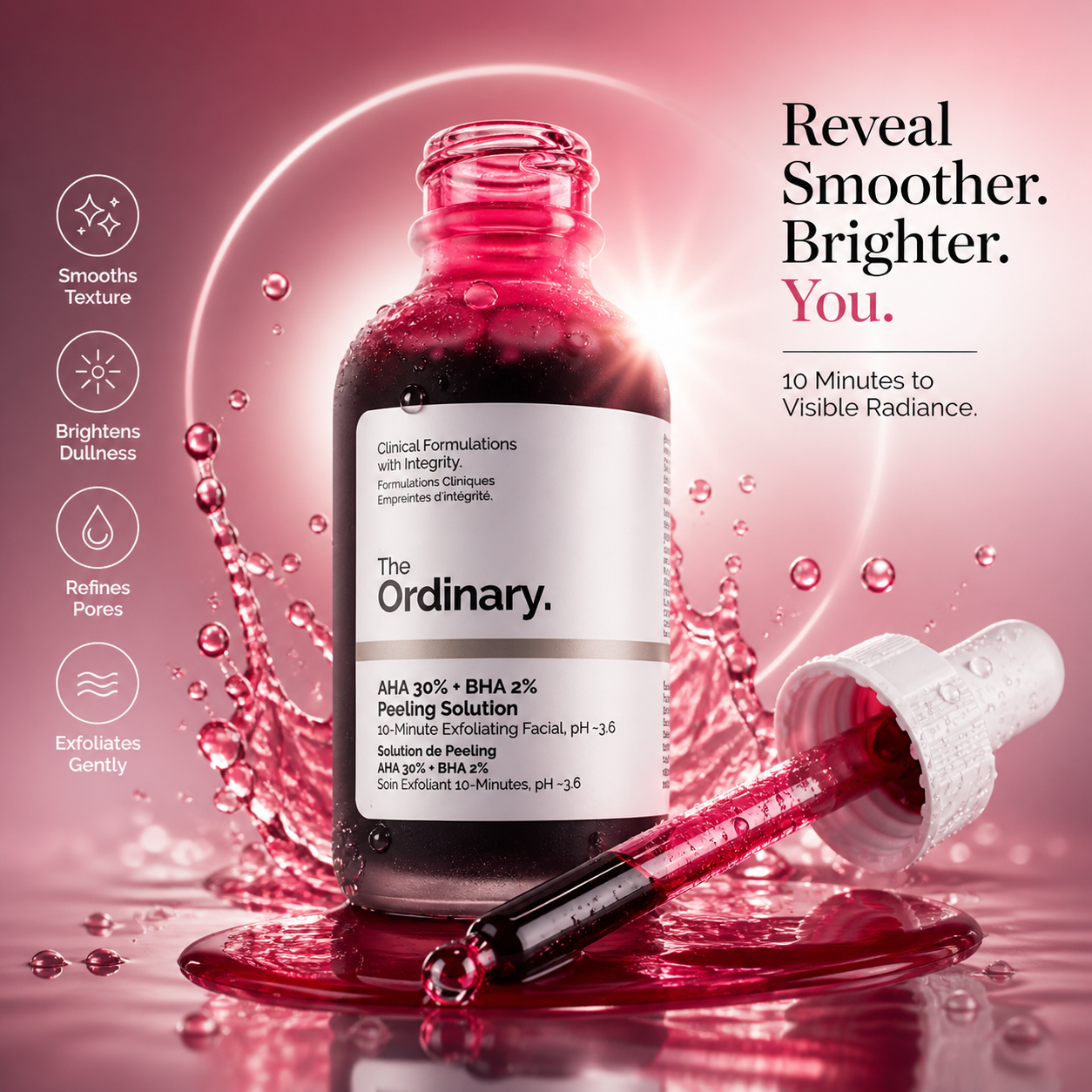 The Ordinary AHA 30% BHA 2% Peeling Serum 30ml