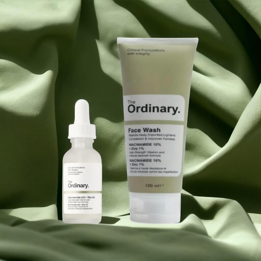 Ordinary Face Wash + Niacinamide Serum 2 in 1 Bundle