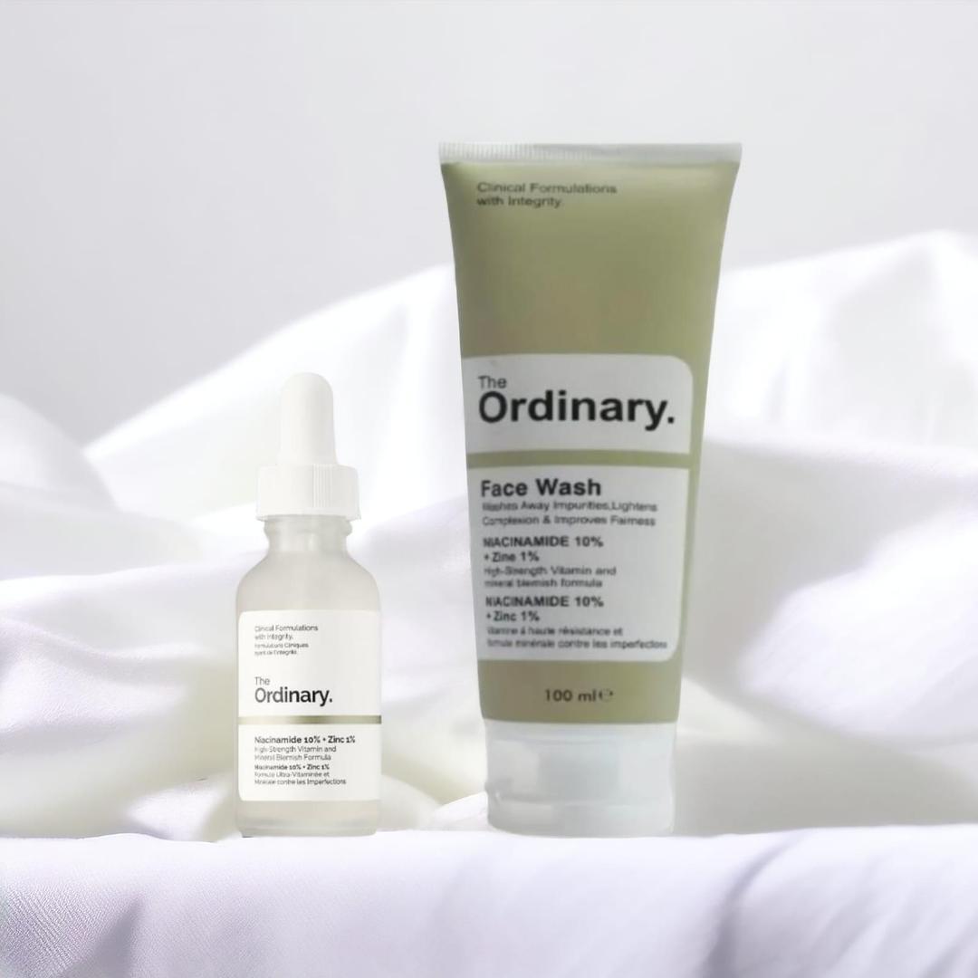Ordinary Face Wash + Niacinamide Serum 2 in 1 Bundle